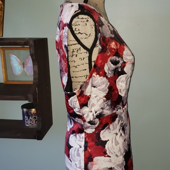 New KASPER Floral Sleeveless Sheath Dress - Picture 5 of 8